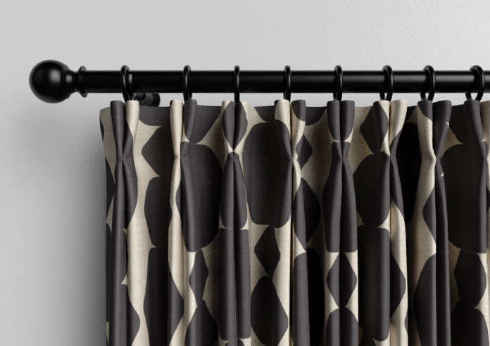 Construct, Warm Black - Made to Measure Curtains - Image 10